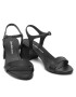 Calvin Klein Jeans Sandale Heel Sandal Strap Lth YW0YW00554 Negru - Pled.ro