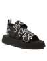 Calvin Klein Jeans Sandale Prefersato Sandal Webb YW0YW01071 Negru - Pled.ro