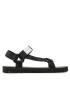 Calvin Klein Jeans Sandale Prefresato Webbing Strap Badge YM0YM00639 Negru - Pled.ro