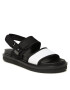 Calvin Klein Jeans Sandale Sandal Doublebar Hardware YM0YM00643 Negru - Pled.ro