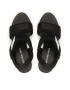 Calvin Klein Jeans Sandale Wedge Sandal Badge YW0YW01028 Negru - Pled.ro