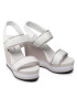 Calvin Klein Jeans Sandale Wedge Sandal Sling Pes YW0YW00572 Alb - Pled.ro