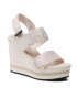 Calvin Klein Jeans Sandale Wedge Sandal Webbing YW0YW00959 Bej - Pled.ro