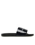 Calvin Klein Jeans Șlapi Slide Metallic Monologo YW0YW00638 Bleumarin - Pled.ro