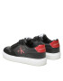 Calvin Klein Jeans Sneakers Casual Cupsole Irregular Lines YM0YM00606 Negru - Pled.ro