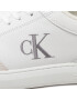 Calvin Klein Jeans Sneakers Casual Cupsole Laceup Low Mono YM0YM00496 Alb - Pled.ro