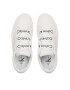 Calvin Klein Jeans Sneakers Flatform+ Low Branded Laces YW0YW00868 Alb - Pled.ro