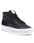 Calvin Klein Jeans Sneakers Vulc Flatf Mid Wrap Around Logo YW0YW00865 Negru - Pled.ro