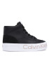 Calvin Klein Jeans Sneakers Vulc Flatf Mid Wrap Around Logo YW0YW00865 Negru - Pled.ro