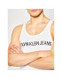 Calvin Klein Jeans Tank top Institutional J30J315249 Alb Regular Fit - Pled.ro