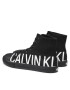 Calvin Klein Jeans Teniși Vulcanized Mid Sneaker Logo YM0YM00276 Negru - Pled.ro