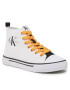 Calvin Klein Jeans Teniși High Top Lace-Up Sneaker V3X9-80569-0890 S Alb - Pled.ro