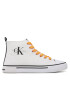 Calvin Klein Jeans Teniși High Top Lace-Up Sneaker V3X9-80569-0890 S Alb - Pled.ro