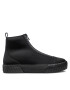 Calvin Klein Jeans Teniși Skater Vulcanized Mid Zip YM0YM00487 Negru - Pled.ro