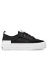 Calvin Klein Jeans Teniși Vulc Flatform Bold Irreg Lines YW0YW00903 Negru - Pled.ro