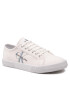 Calvin Klein Jeans Teniși Vulcanized Sneaker Laceup Co YM0YM00254 Alb - Pled.ro