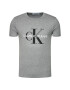 Calvin Klein Jeans Tricou Core Monogram Logo J30J314314 Gri Regular Fit - Pled.ro