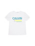 Calvin Klein Jeans Tricou IB0IB00210 Alb Regular Fit - Pled.ro