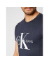 Calvin Klein Jeans Tricou Iconic Monogram J30J314314 Bleumarin Slim Fit - Pled.ro