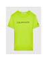 Calvin Klein Jeans Tricou Institutional IB0IB00347 Verde Regular Fit - Pled.ro