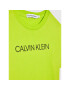 Calvin Klein Jeans Tricou Institutional IB0IB00347 Verde Regular Fit - Pled.ro