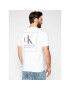 Calvin Klein Jeans Tricou J30J317492 Alb Regular Fit - Pled.ro