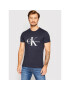 Calvin Klein Jeans Tricou J30J320935 Bleumarin Slim Fit - Pled.ro