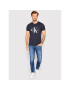 Calvin Klein Jeans Tricou J30J320935 Bleumarin Slim Fit - Pled.ro