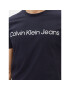 Calvin Klein Jeans Tricou J30J322552 Bleumarin Slim Fit - Pled.ro