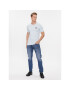 Calvin Klein Jeans Tricou J30J324647 Albastru Slim Fit - Pled.ro