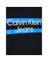 Calvin Klein Jeans Tricou Maxi Block Logo IB0IB01647 Negru Regular Fit - Pled.ro