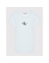 Calvin Klein Jeans Tricou Micro Monogram IG0IG01221 Alb Regular Fit - Pled.ro