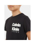 Calvin Klein Jeans Tricou Mini Blown Up Logo IB0IB01885 Negru Regular Fit - Pled.ro