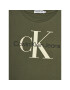 Calvin Klein Jeans Tricou Monogram IU0IU00460 Verde Regular Fit - Pled.ro