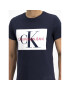 Calvin Klein Jeans Tricou Monogram J30J313564 Bleumarin Slim Fit - Pled.ro