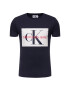 Calvin Klein Jeans Tricou Monogram J30J313564 Bleumarin Slim Fit - Pled.ro