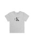 Calvin Klein Jeans Tricou Monogram Logo IU0IU00068 Gri Regular Fit - Pled.ro