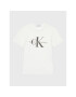 Calvin Klein Jeans Tricou Monogram Logo IU0IU00267 Alb Regular Fit - Pled.ro