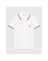 Calvin Klein Jeans Tricou polo Monogram IB0IB01244 Alb Regular Fit - Pled.ro