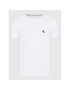 Calvin Klein Jeans Tricou Tee Shirt Essential J30J314544 Alb Slim Fit - Pled.ro