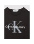 Calvin Klein Jeans Tricou Unisex Monogram Logo IU0IU00267 Negru Regular Fit - Pled.ro