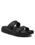 Calvin Klein Șlapi Double Strap Sandal Lth HM0HM00467 Negru - Pled.ro