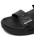 Calvin Klein Șlapi Double Strap Sandal Lth HM0HM00467 Negru - Pled.ro