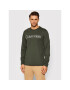 Calvin Klein Longsleeve Cotton Logo Long Sleeve K10K104690 Verde Regular Fit - Pled.ro