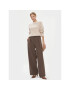 Calvin Klein Pantaloni din material K20K205965 Maro Wide Leg - Pled.ro