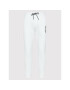 Calvin Klein Pantaloni trening Mirrored Logo K10K108938 Alb Regular Fit - Pled.ro