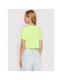 Calvin Klein Performance Tricou 00GWS2K187 Verde Cropped Fit - Pled.ro