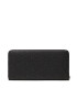 Calvin Klein Portofel Mare de Damă Ck Must Z/A Wallet Lg Epi Mono K60K610656 Negru - Pled.ro