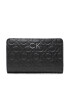 Calvin Klein Portofel Mare de Damă Re Lock Bifold Wallet Emb Mono K60K610240 Negru - Pled.ro