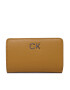 Calvin Klein Portofel Mare de Damă Re-Lock Bifold Wallet Pbl K60K610244 Galben - Pled.ro